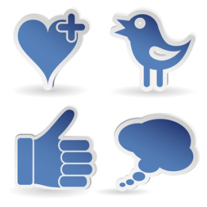 Set Social Media Sticker