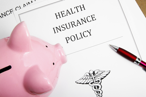 Health Insurance Policy And Piggy Bank
